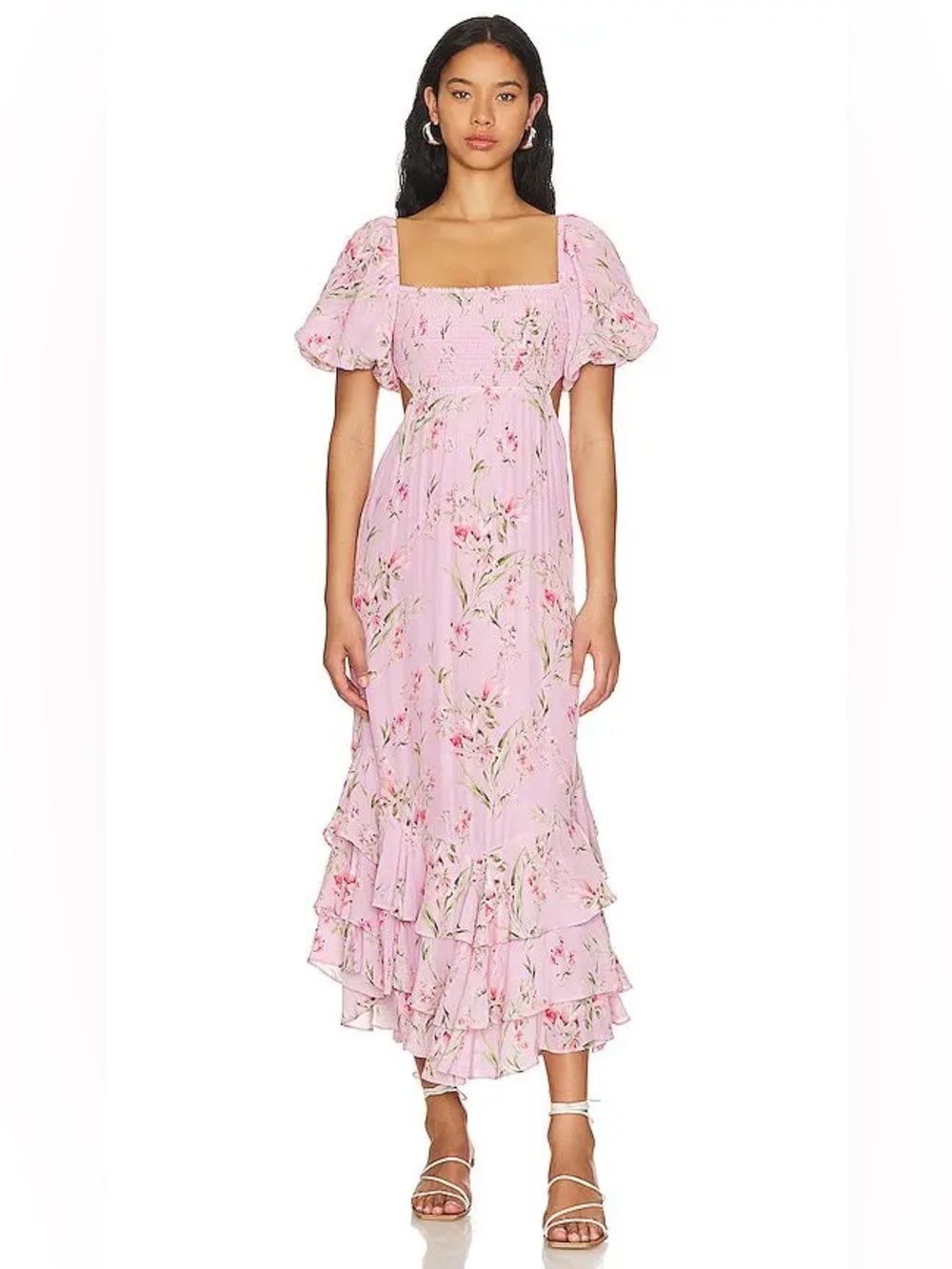 NWT Yumi Kim Dorinda Floral Maxi Dress in Heartwood Pink